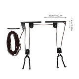 Pulley Set for Garage Ceiling Bike Storage Lift, Heavy Duty Black In Australia - Darrahopens