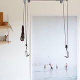Pulley Set for Garage Ceiling Bike Storage Lift, Heavy Duty Black In Australia - Darrahopens