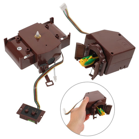 Quartz Clock Movement Kit with Easy Installation and Retro Brown Decorative Mechanism for Clock Repair In Australia - Darrahopens