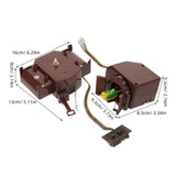 Quartz Clock Movement Kit with Easy Installation and Retro Brown Decorative Mechanism for Clock Repair In Australia - Darrahopens