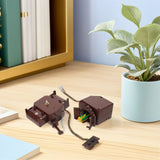 Quartz Clock Movement Kit with Easy Installation and Retro Brown Decorative Mechanism for Clock Repair In Australia - Darrahopens
