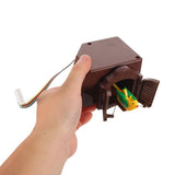 Quartz Clock Movement Kit with Easy Installation and Retro Brown Decorative Mechanism for Clock Repair