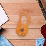 1Set Beginner Friendly 7 String Lyre Harp Kit Brown Wood Portable Lyra Harp Instrument In Australia - Darrahopens