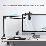 USB Condenser Microphone Bundle Kit,192KHZ/24BIT Professional Cardioid Computer Mic with Adjustable Scissor Arm Stand Shock Mount and Gain Knob for Recording,for Podcasting,Gaming In Australia - Darrahopens
