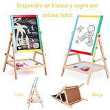 Easels for Painting Kids,Chalkboards for Kids Easel,Magnetic Whiteboards and Dry Erase Chalkboards,Adjustable Easel,with Storage Rack and Accessories,Best Gift Kids