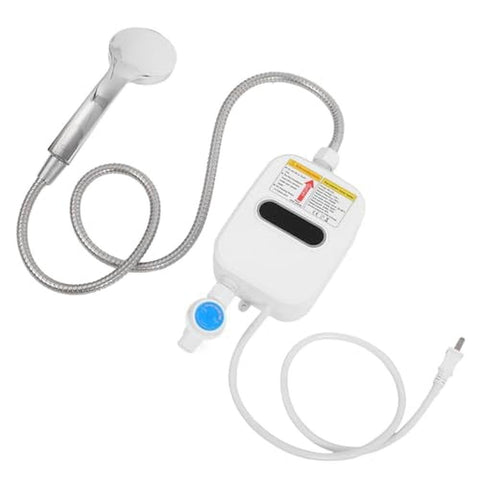Instant Electric Tankless Water Heater Small Mini Shower Hot Water Heater with Safety Protection Efficient Quick Heating for Home School RV Use American Plug In Australia - Darrahopens