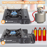 1 Burner Portable Butane Camping Stove Outdoor Gas Stove for Cooking Grill In Australia - Darrahopens