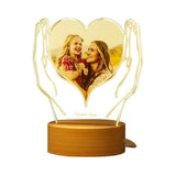Personalized Couples Gifts,Acrylic Plaque Personalised Night Light Birthday Gifts For Custom Valentine's Day Gift With Photo Anniversary Memorial Gifts For Couples Christmas Graduati