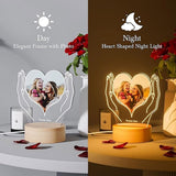 Personalized Couples Gifts,Acrylic Plaque Personalised Night Light Birthday Gifts For Custom Valentine's Day Gift With Photo Anniversary Memorial Gifts For Couples Christmas Graduati