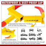 Tire Lock Red-Yellow Anti-Theft Trailer Wheel Clamp Locks with 3 Keys for Cars,Trucks,SUVs,Camper In Australia - Darrahopens