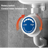 Hot Water Heater Digital Display Instant Heating Machine 110V Tankless Water Heater for Bathroom Hot Water Shower 3500W
