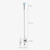 Electric Water Heater for Shower,Instant Heating Without Water Storage Preheating,Mini Small Constant Temperature Instant Heating Electric Water Heater Shower Shower Set,White In Australia - Darrahopens