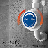 3500W 220V Mini Water Heater Hot Electric Tankless Household Bathroom Faucet with Shower Head LCD Temperature Display In Australia - Darrahopens
