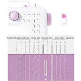 Portable Sewing Machine,Mini Sewing Machine Handheld Electric Sewing Machines 12 Stitches for Beginners Kids