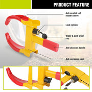 1 Heavy-Duty Trailer Wheel Lock Clamp,Adjustable Universal Wheel Lock for Carts Boats,with 2 Keys