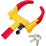 Universal Wheel Lock Heavy Duty Security Trailer Wheel Lock Tires Anti Theft for Car SUV Boat Motorcycle Golf Cart Great Deterrent Bright Color with 3 Keys In Australia - Darrahopens