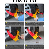 Universal Wheel Lock Heavy Duty Security Trailer Wheel Lock Tires Anti Theft for Car SUV Boat Motorcycle Golf Cart Great Deterrent Bright Color with 3 Keys In Australia - Darrahopens