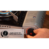 Portable Butane Stove,Portable Gas Stove with Carrying Case,Portable Gas Grill,ETL Certified,Black