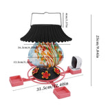 Solar Powered Bird Feeder Camera with 1080P HD and Intelligent Species Recognition, Outdoor Wireless Feeder Cam with Night Vision, App-Enabled Backyard Birding Monitor