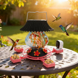 Solar Powered Bird Feeder Camera with 1080P HD and Intelligent Species Recognition, Outdoor Wireless Feeder Cam with Night Vision, App-Enabled Backyard Birding Monitor