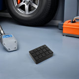 2Pcs Black Car Lifting Jack Rubber Pads with Shock Absorption for Stable Vehicle Maintenance In Australia - Darrahopens