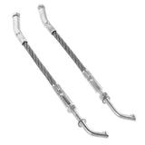 1Pair Rail Mounted Snowmobile Ice Scrapers Steel Scratchers Efficient Ice Removal Replacement In Australia - Darrahopens