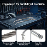 1Pair Rail Mounted Snowmobile Ice Scrapers Steel Scratchers Efficient Ice Removal Replacement