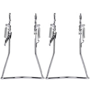 2Pcs Plated Silver Metal Bike Kickstand for Bicycle Easy Use Quick Release Fast Removal In Australia - Darrahopens
