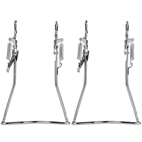2Pcs Plated Silver Metal Bike Kickstand for Bicycle Easy Use Quick Release Fast Removal In Australia - Darrahopens