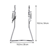 2Pcs Plated Silver Metal Bike Kickstand for Bicycle Easy Use Quick Release Fast Removal