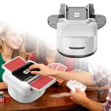 Automatic Card Shuffler Large Capacity Silent Design for Poker Texas Holdem, Rechargeable Battery Included for Game Night Entertainment In Australia - Darrahopens