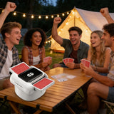 Automatic Card Shuffler Large Capacity Silent Design for Poker Texas Holdem, Rechargeable Battery Included for Game Night Entertainment In Australia - Darrahopens