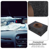 8 Inch Sealed Subwoofer Enclosure for Car Audio with Plush and Wood In Australia - Darrahopens