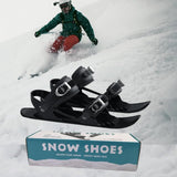 Mini Short Ski Skates for Snow，Mini Short Ski Skates for Snow Pro Version，Adjustable Short Mini Ski Skates，Short Snowskates