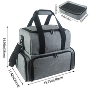 Darrahopens Health & Beauty > Makeup > Nail Care Nail Polish Storage Bag, Nail Polish Case Organizer, Removable Pouches Nail Polish Bag, Gel Nail Polish Bag Organizer In Australia - Darrahopens