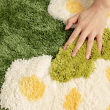 3D Stereo Irregular Rug Flowers Grass Moss Rug for Living Room Bedroom Home Aesthetic Decor Floor Mat Indoor (Moss D 31.5 * 61in) In Australia - Darrahopens