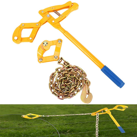 Fence Stretcher Tensioner Chain Strainer Heavy Duty Fence Puller Energiser Repair Tool for Cattle Barn Farm Fencing Repair Plain In Australia - Darrahopens