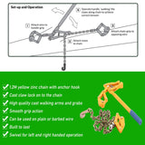 Fence Stretcher Tensioner Chain Strainer Heavy Duty Fence Puller Energiser Repair Tool for Cattle Barn Farm Fencing Repair Plain