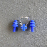1 Pack Silicone Boxed Nose Clip Earplugs Set, Reusable, Child and Adult Waterproof Earplugs and Nose Clip for Swimming, Showers