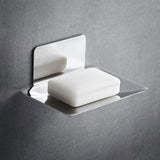 Soap Holder for Shower,Stainless Steel Soap Dish,Simple Bar Soap Tray,Wall Mounted Soap Stand with 3M Adhesive Back,Rustproof