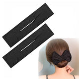Easy DIY Donut Bun Maker - 2 Pieces for Women's Hair - Reusable Bun Maker for Hairstyle Bun Shaper with Cloth Hair Clip In Australia - Darrahopens