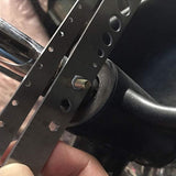 Stainless Steel Ruler Metal Straight Ruler Multifunctional Special Shaped Ruler Heavy Duty Edges Ruler