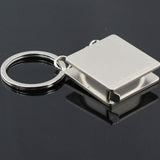 1Pcs tape measure tool Small Retractable Tape Measure Pendant Portable Square High Precision Tape Measure with Key measuring