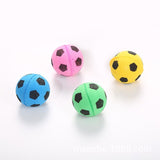 Sponge Soccer Ball Cat Toys - Interactive and Colorful Plush Toy, Fun for Cats and Kittens to Bat and Chase  4- Pack Color random In Australia - Darrahopens