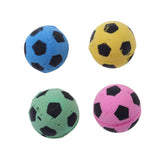Sponge Soccer Ball Cat Toys - Interactive and Colorful Plush Toy, Fun for Cats and Kittens to Bat and Chase  4- Pack Color random In Australia - Darrahopens