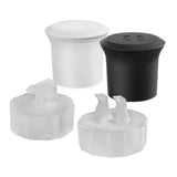 3D Silicone Ice Cube Trays, 2PCS Polar Bear Penguin Shape Ice Cube Molds, Ice Cube Trays Molds for Whiskey Drinking Making