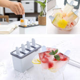 Reusable Popsicle Molds,Easy Release Ice Pop Makers,4 Cavities Homemade Ice Pop Molds,DIY Ice Bar Maker,Kids Ice Cream Tray In Australia - Darrahopens