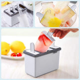 Reusable Popsicle Molds,Easy Release Ice Pop Makers,4 Cavities Homemade Ice Pop Molds,DIY Ice Bar Maker,Kids Ice Cream Tray In Australia - Darrahopens