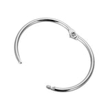 50PCS Binder Rings 1 Inch,Nickel Plated Steel Book Rings,Loose Leaf Binder Rings,Key Rings,Metal Rings for Index Cards. In Australia - Darrahopens