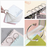 50PCS Binder Rings 1 Inch,Nickel Plated Steel Book Rings,Loose Leaf Binder Rings,Key Rings,Metal Rings for Index Cards.